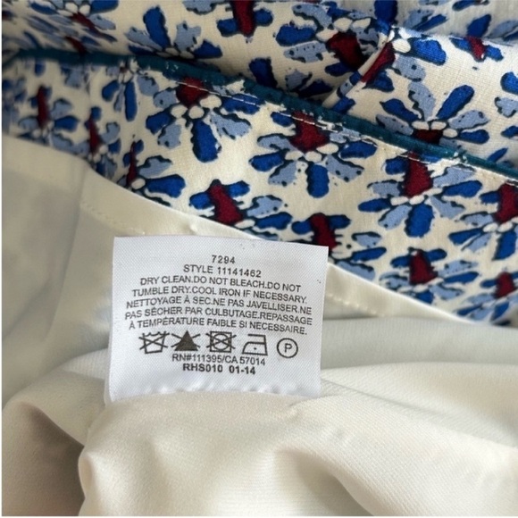 Tory Burch Floral Square Neck Cotton Dress - Picture 8 of 8